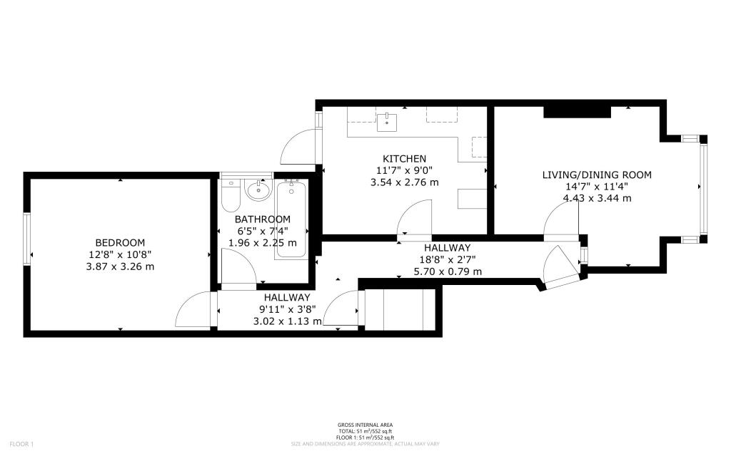 Flat 1, 75 Regina Road, Southall, UB2 5PW