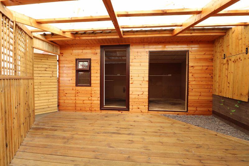 Decked Area &amp; Garden Room