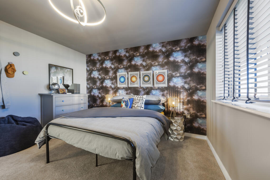 Indicative Bedroom, Contemporary Modern Decoration