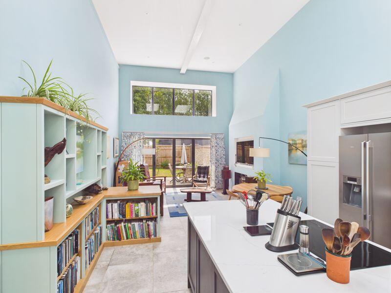 Kitchen into lounge