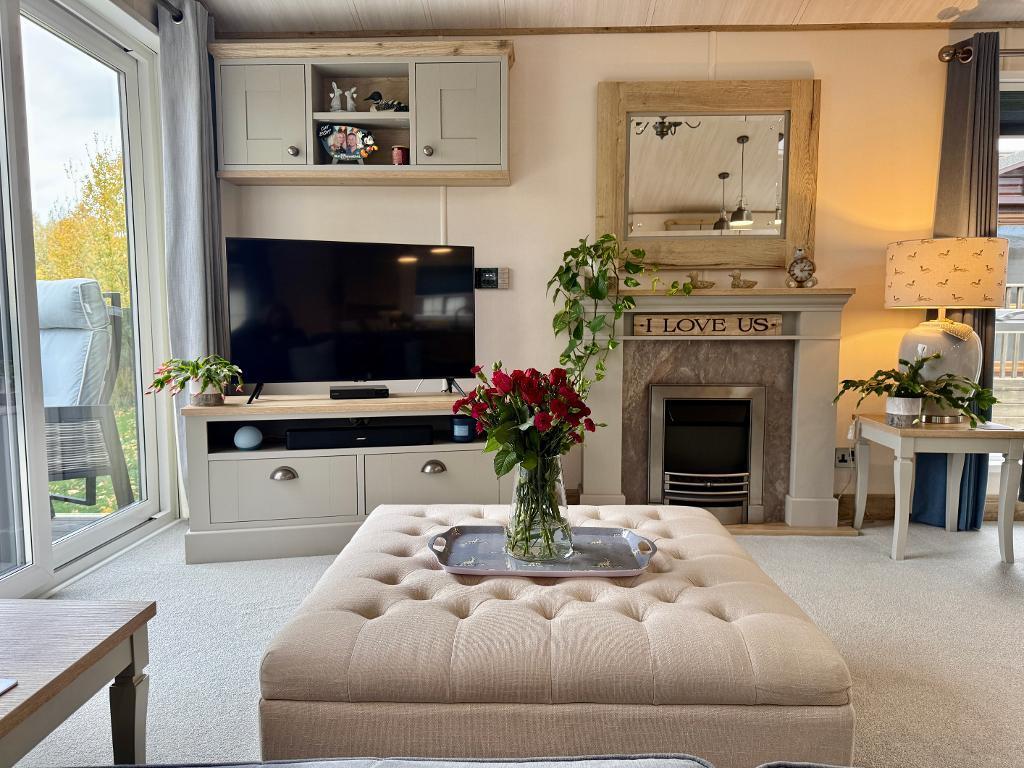 Doors out to the wrap around deck