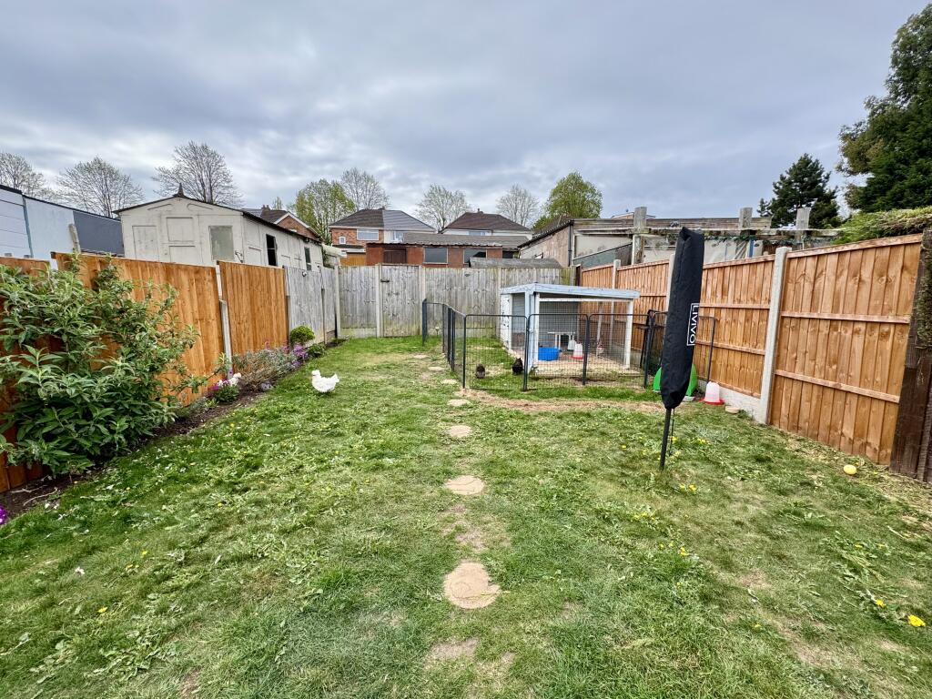 lawned garden area