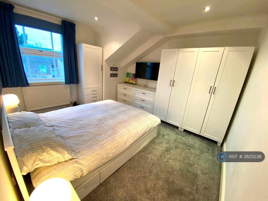 Master Bedroom With Large Smart Tv - King Size Bed