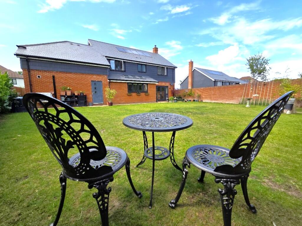 Rear aspect and garden