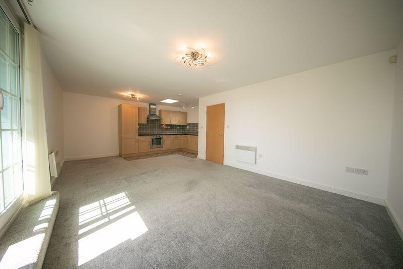 Open plan kitchen, living and dining ...