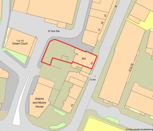 NOT TO SCALE FOR INFORMATION ONLY © ES100004608