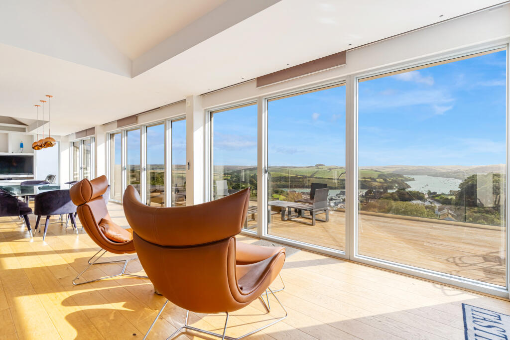 View from kitchen diner