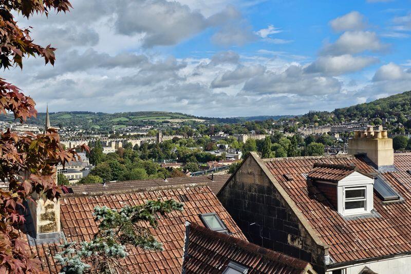 City views from garden