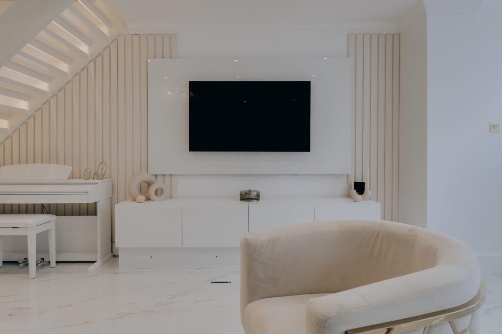 Family room media wall