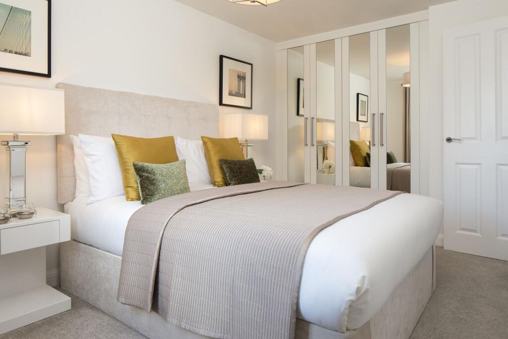 Image of Bedroom 2 in the Woodcote Show Home at Park Farm, Thornbury