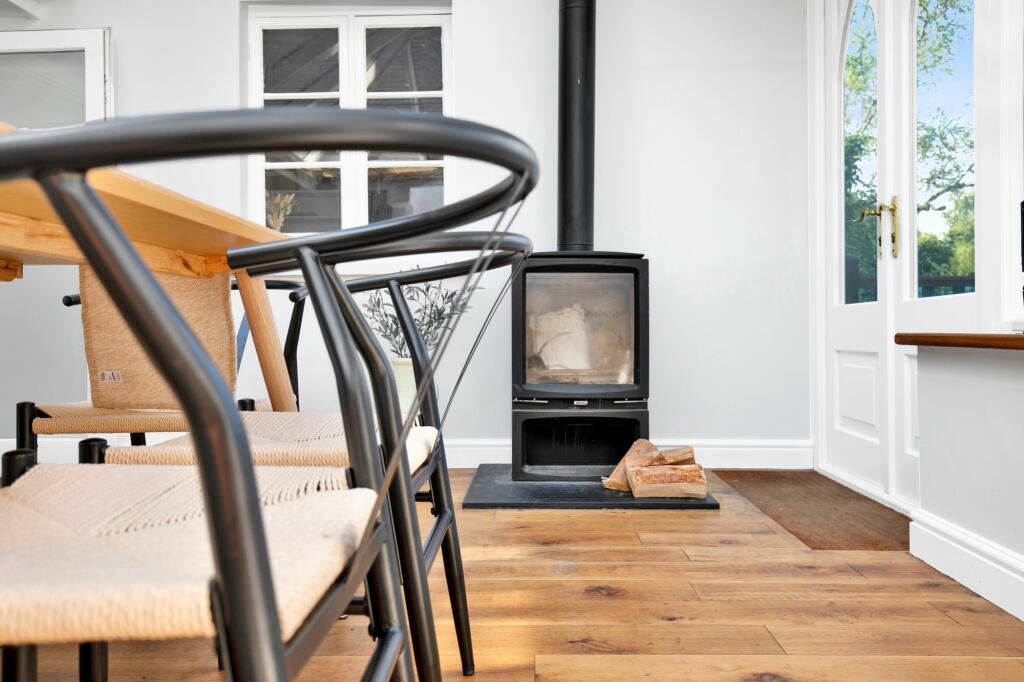 Dining Table &amp; Log burner