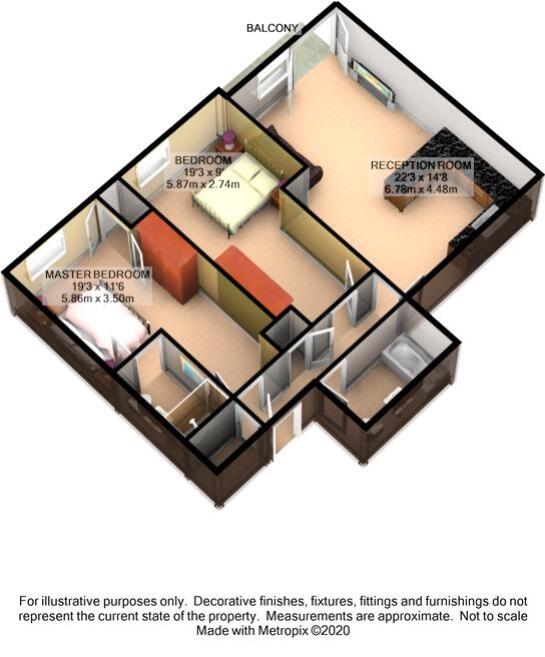 117 QMH - Floor plan 3D