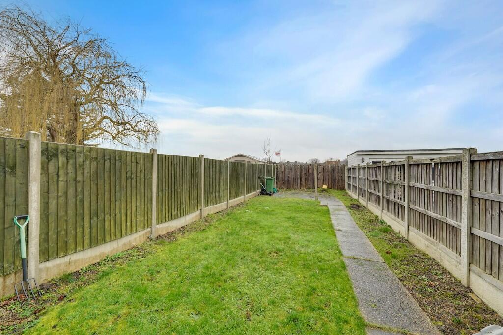 Private rear garden 