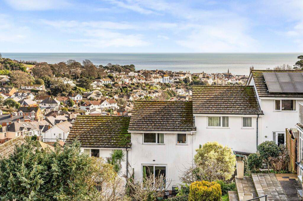 Sea views from the property