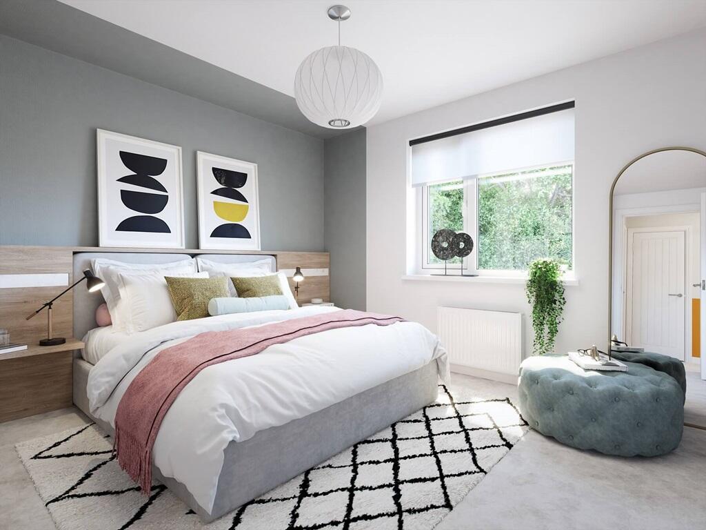 A second double bedroom