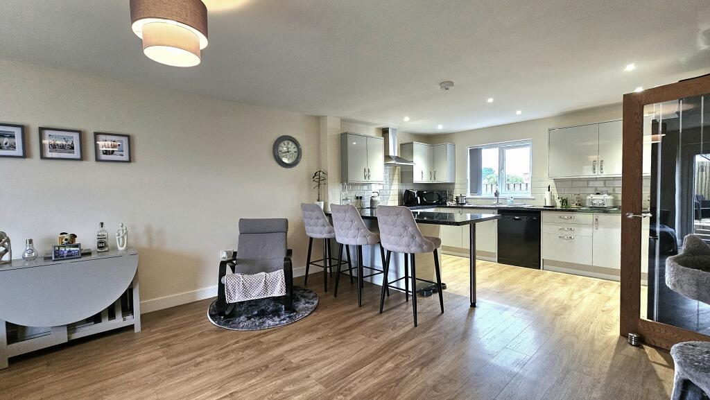 Open plan living area