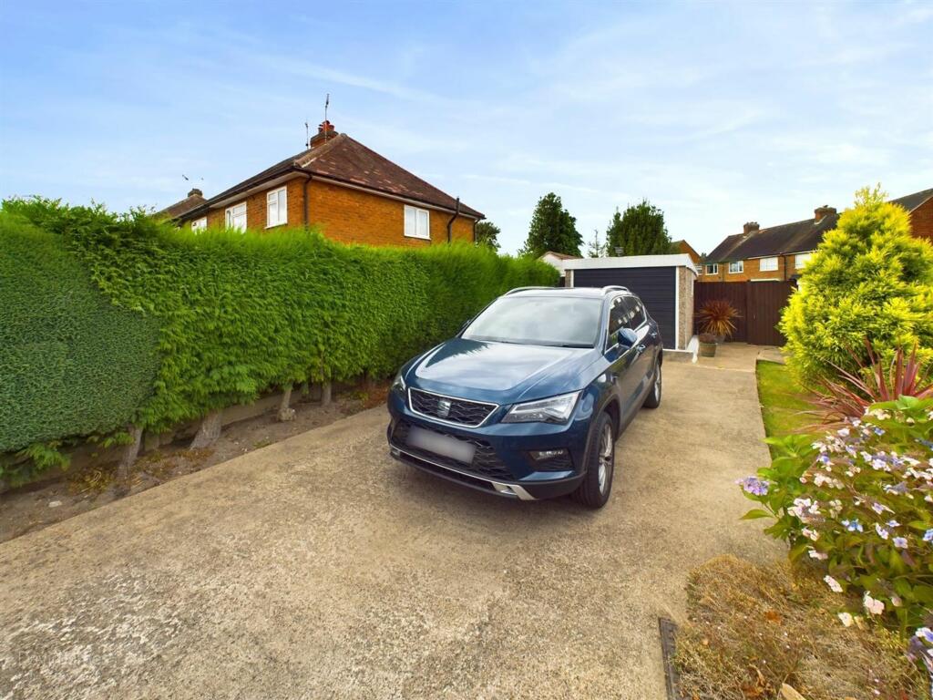 Driveway and garage