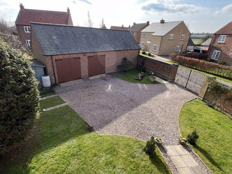 Driveway &amp; Double Garage
