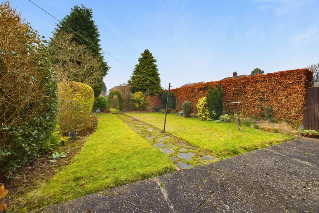 Rear garden
