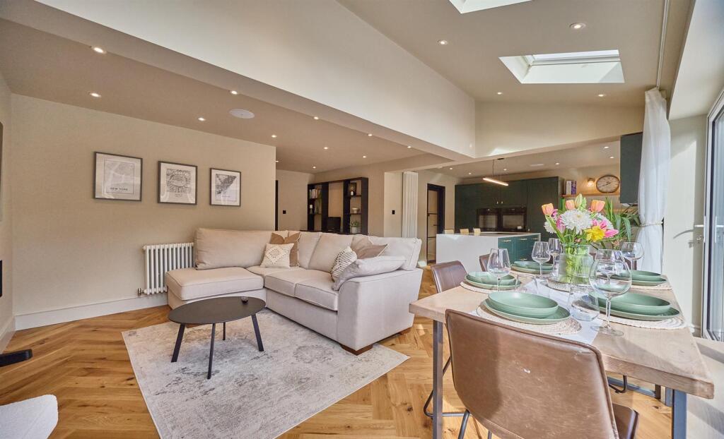 Extended &amp; Refitted open plan living dining kitche