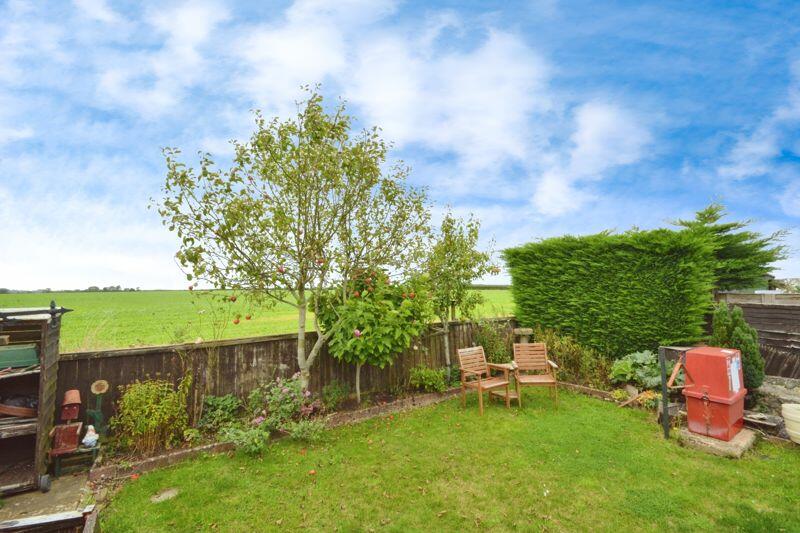 Rear garden with far reaching views