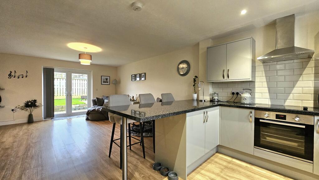 Open plan living area