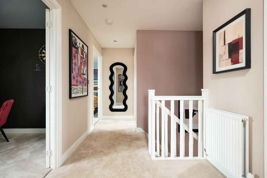 A bright and spacious landing