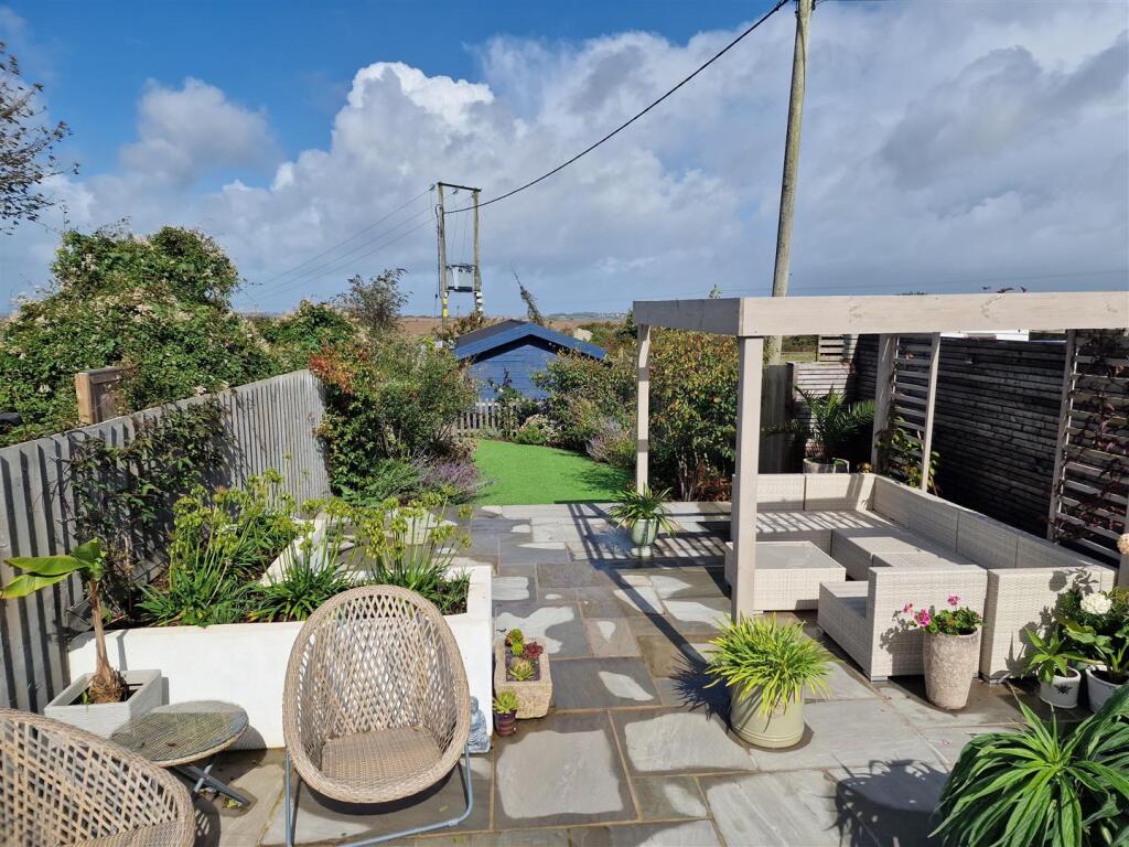 Patio and Pergola.