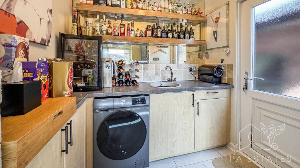 Utility area.