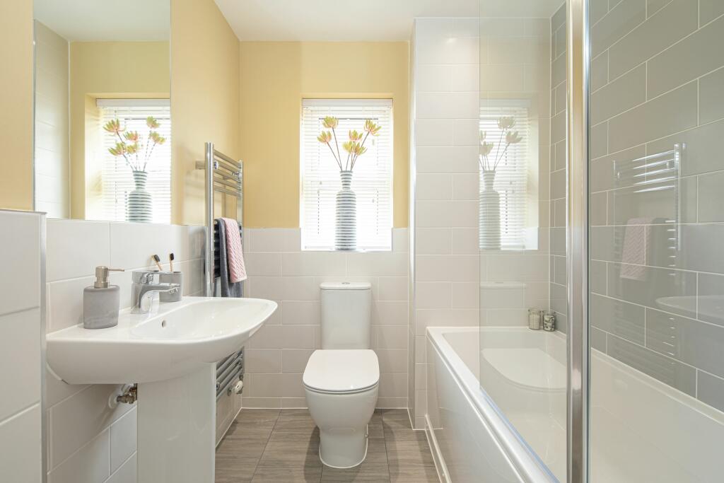 Bathroom of the Archford semi-detached 3 bedroom home