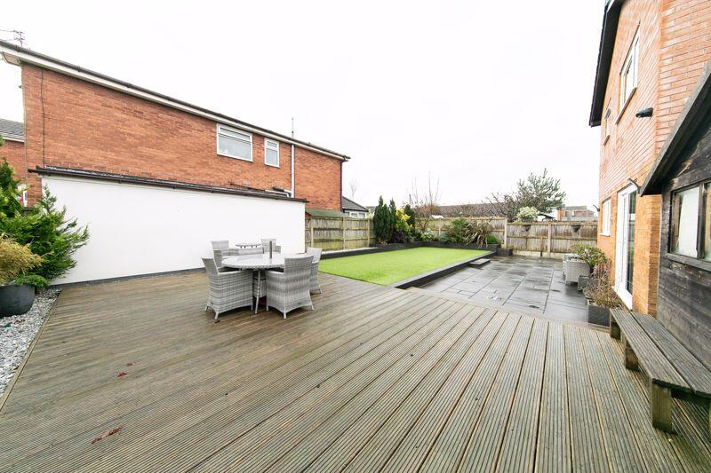 Neatly landscaped private garden