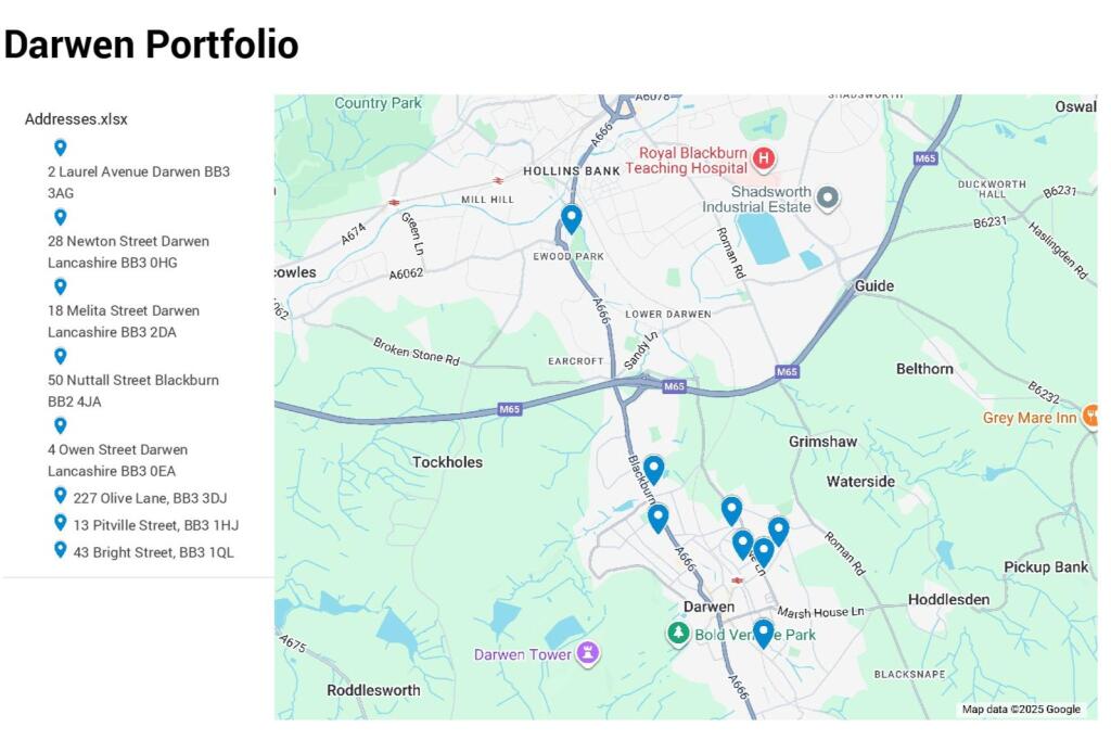 The Darwen Portfolio, 8 Houses in Darwen and Blackburn, Darwen, Lancashire, BB3 0HG