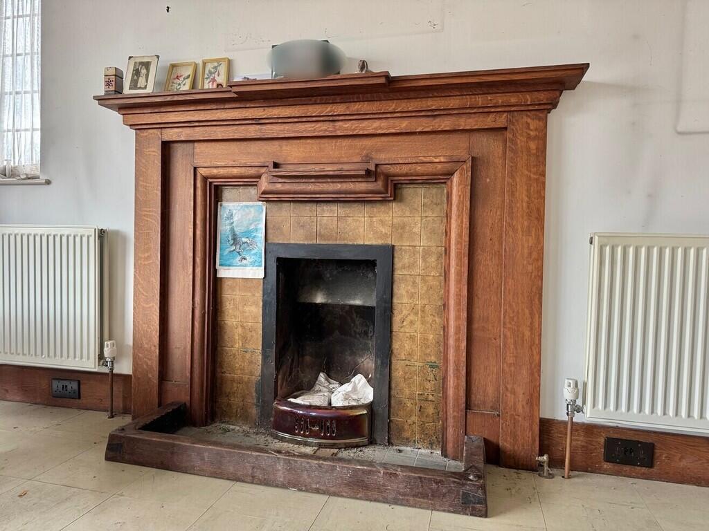 fireplace in dini...