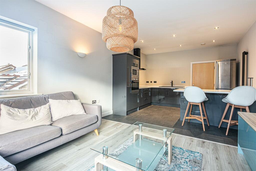 Lounge back to kitchen