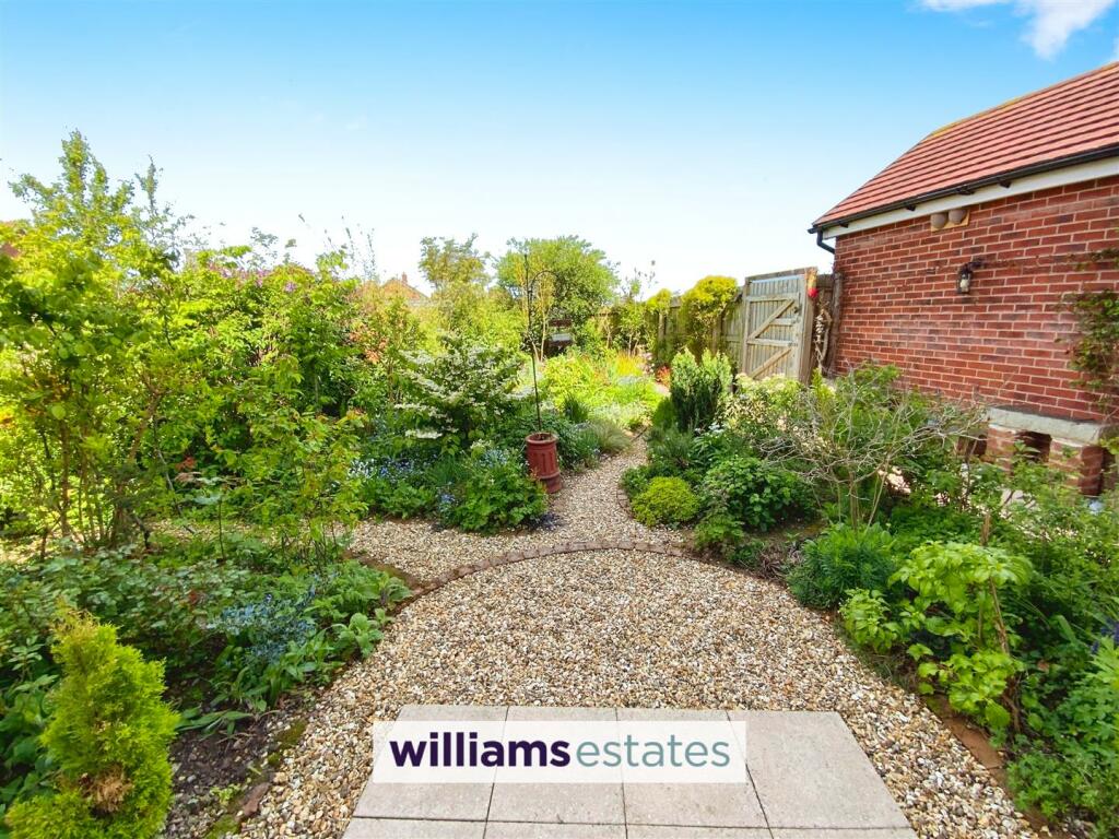 rear landscaped garden
