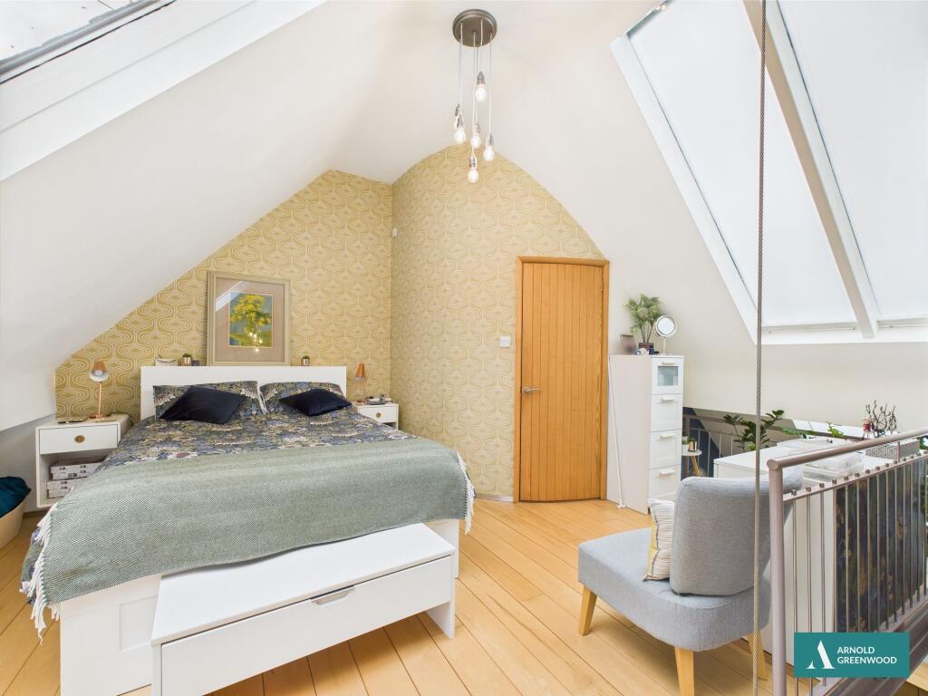 Open plan bedroom/office/dressing room