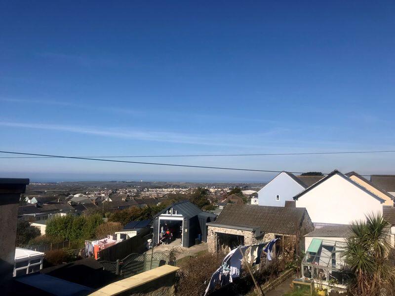 distant sea views from rear elevation