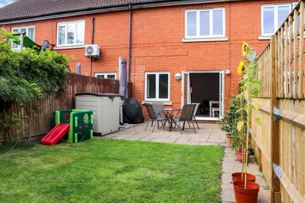 Rear view of the property