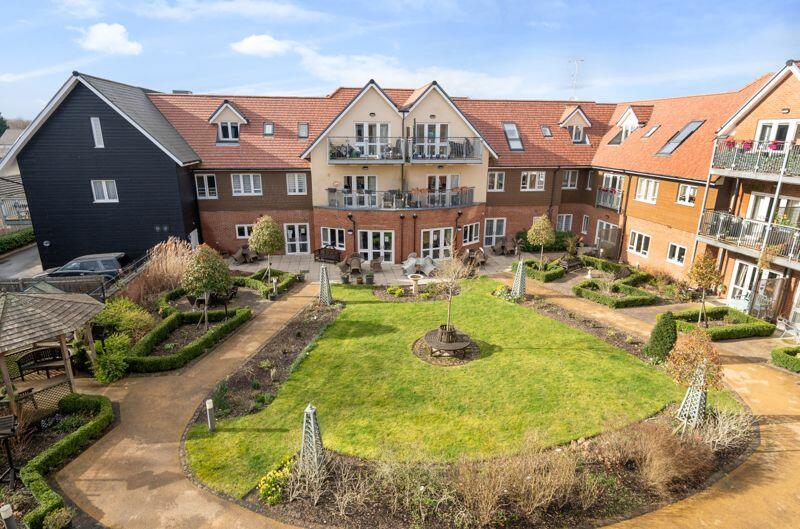 Balcony view over gardens