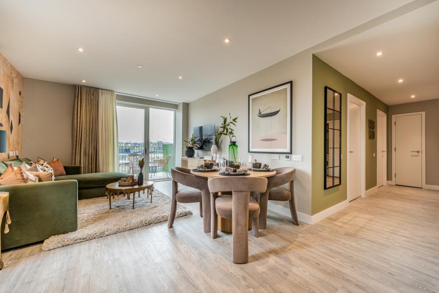 Living and dining room