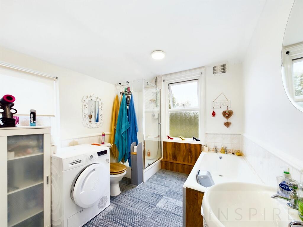 Bathroom with separate Bath &amp; Shower
