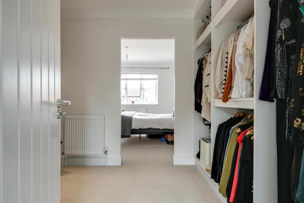 Walk in dressing room