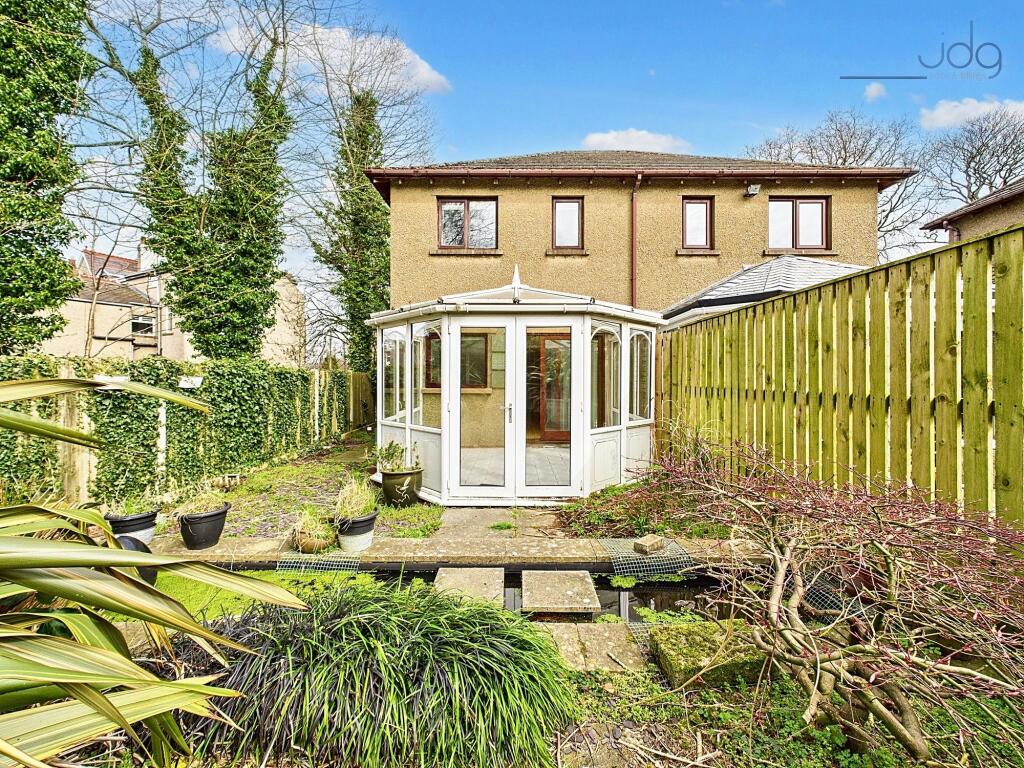 Rear of the property