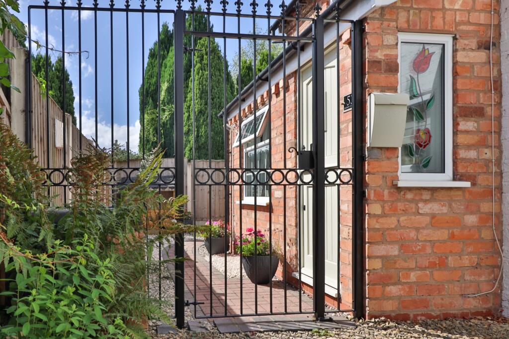 Front Gated Entrance