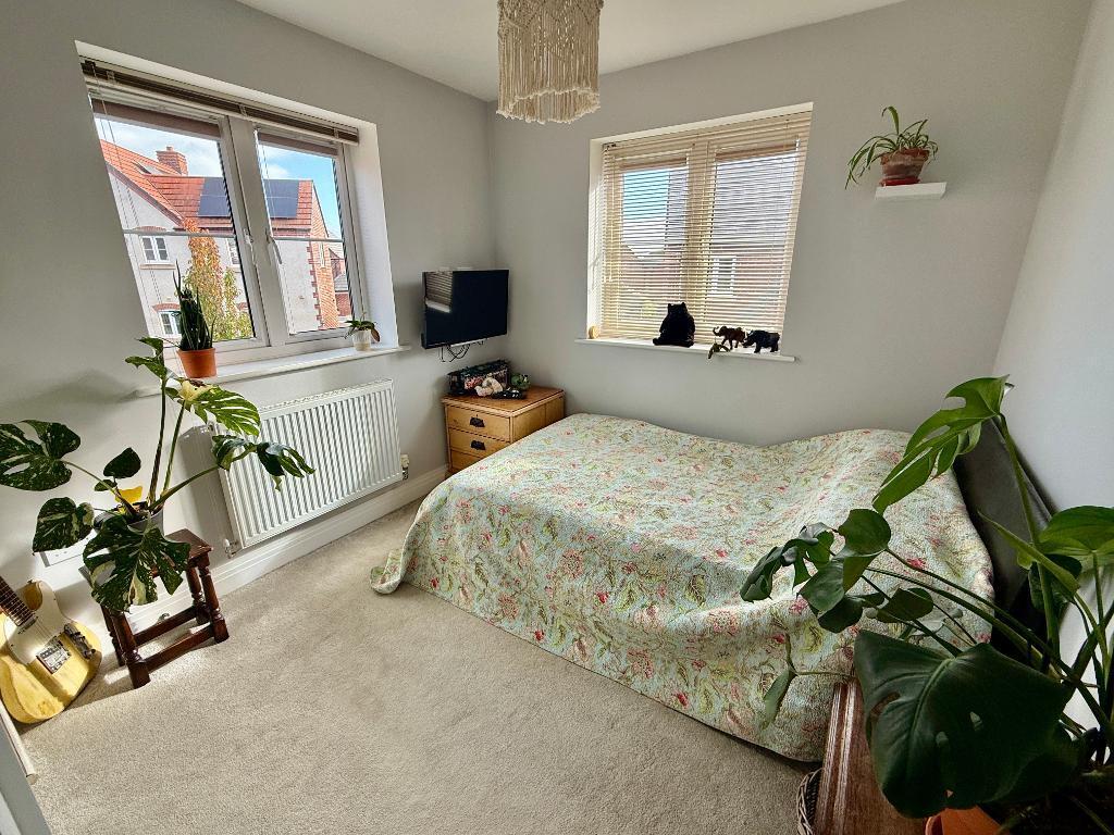 Bedroom 2 with fitted wardrobes