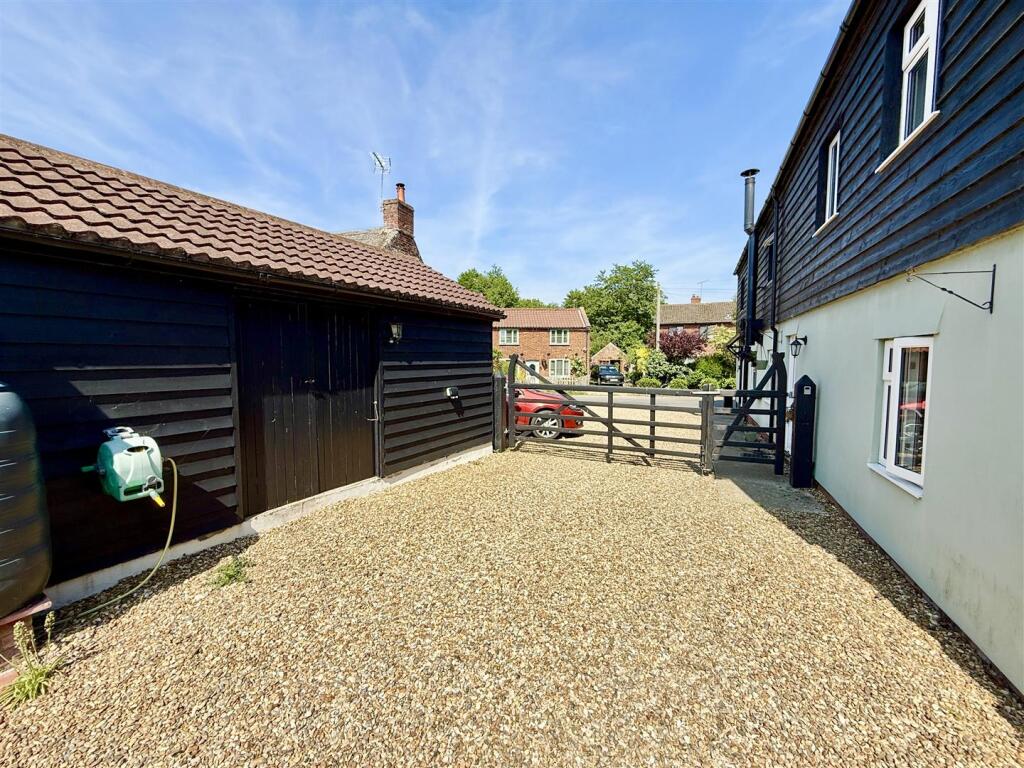 driveway and workshop