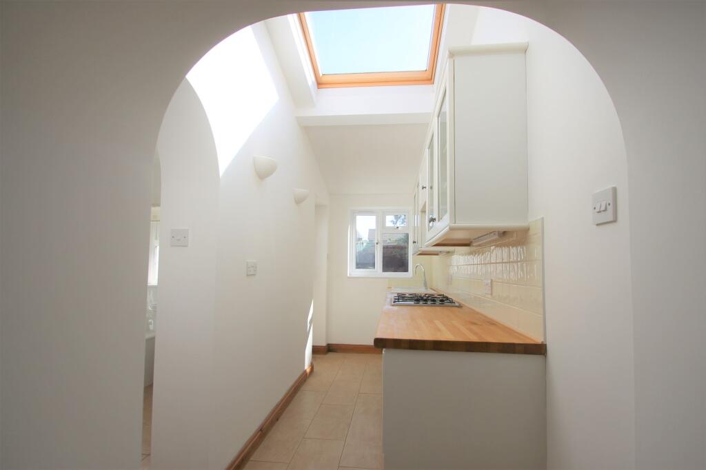 Galley style kitchen