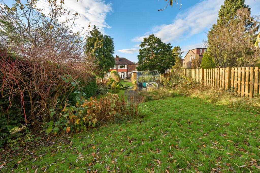 Part of the back garden