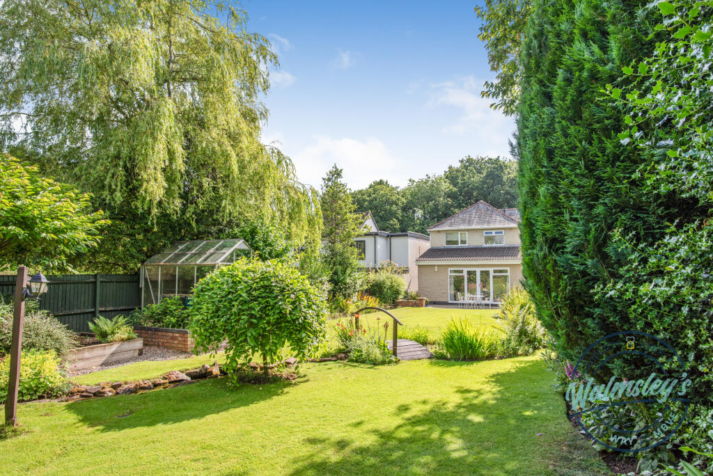 Rear elevation &amp; gardens