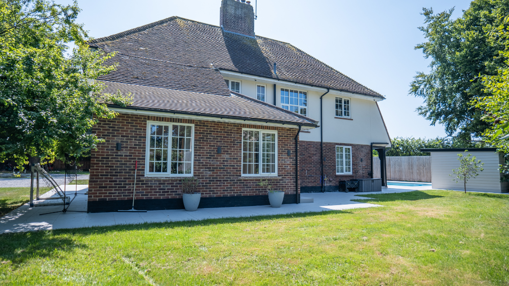 Back of the property